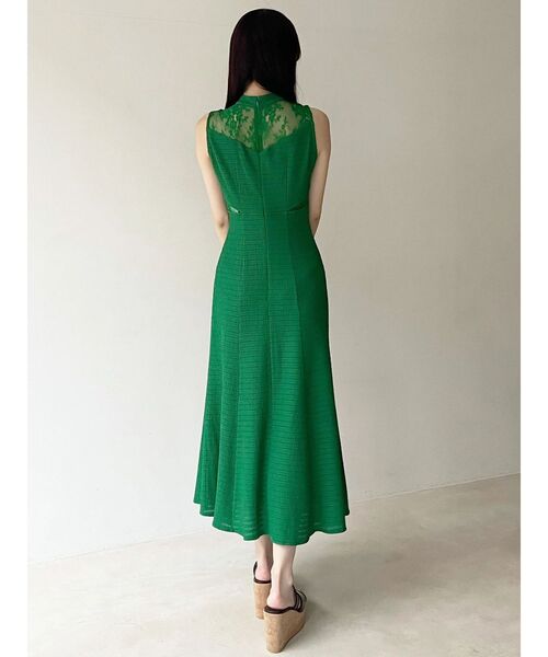 MERCURYDUO(マーキュリーデュオ)の「レースブロッキングカットワンピース(ワンピース・レディース・ブラック/グリーン・SMALL/MEDIUM)」の18枚目の写真