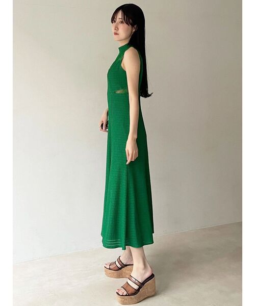 MERCURYDUO(マーキュリーデュオ)の「レースブロッキングカットワンピース(ワンピース・レディース・ブラック/グリーン・SMALL/MEDIUM)」の19枚目の写真