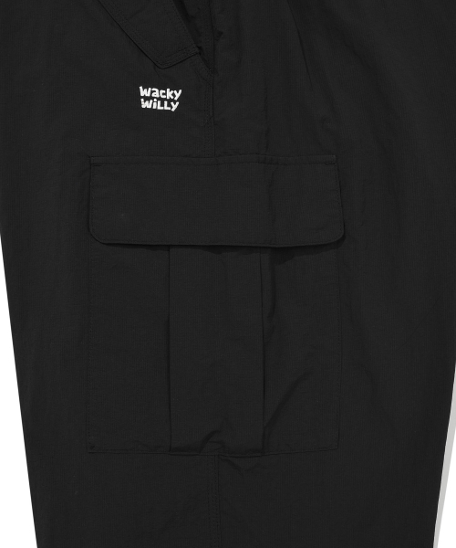 Wacky WiLLy(ワッキーウィリー)の「ナイロンストレートカーゴパンツブラック(その他パンツ・メンズ・その他・LARGE/MEDIUM/SMALL/X-LARGE)」の7枚目の写真