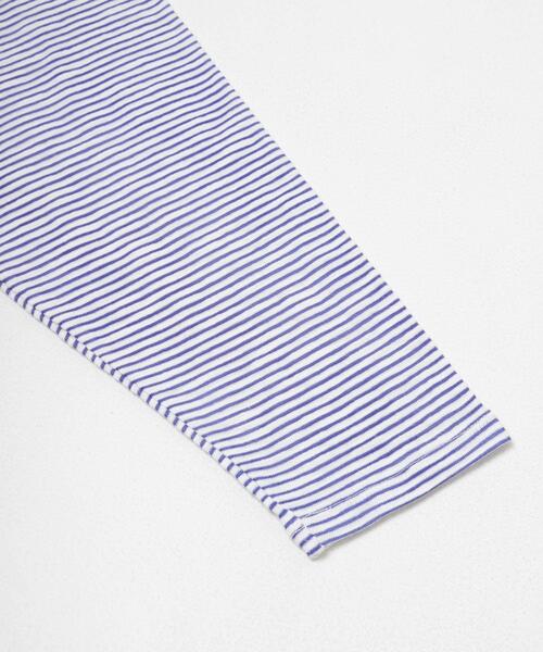 URBAN RESEARCH DOORS（アーバンリサーチドアーズ）の「スラブミジンボーダーTシャツ（Tシャツ/カットソー・レディース・ベージュ系その他/ホワイト系その他・FREE）」の11枚目の写真