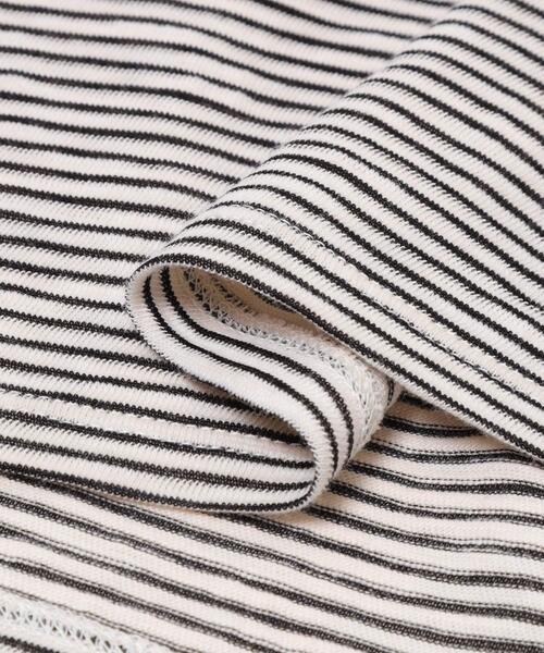 URBAN RESEARCH DOORS（アーバンリサーチドアーズ）の「スラブミジンボーダーTシャツ（Tシャツ/カットソー・レディース・ベージュ系その他/ホワイト系その他・FREE）」の21枚目の写真