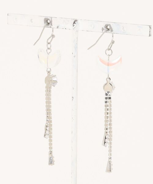 tone（トーン）の「【eto】ゆらゆら ムーンピアス(MA)（ピアス（両耳用）・レディース・その他1・FREE）」の2枚目の写真