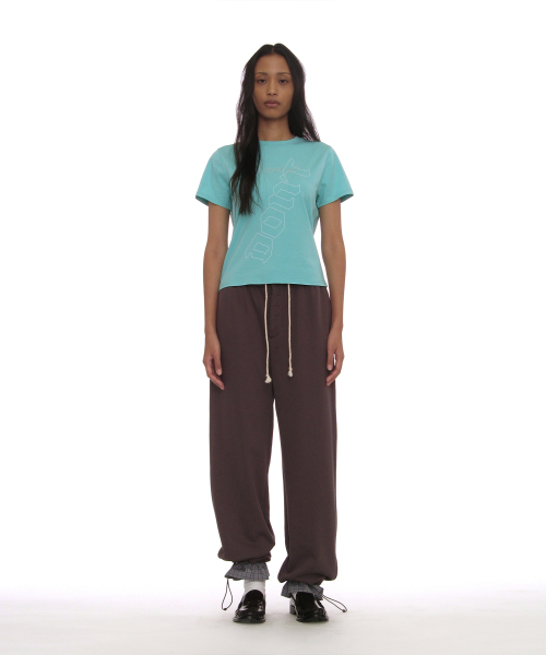 PARTIMENTO WOMEN(パルティメントウィメン)の「DBRプリントリラックスドT_エメラルド(Tシャツ/カットソー・レディース・その他・SMALL/MEDIUM)」の2枚目の写真
