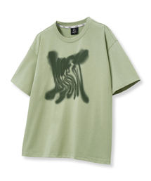 MOCU ブラーダブルウィーブ半袖Tシャツ カーキ