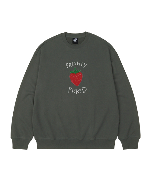 WILDROCK(ワイルドロック)の「FRESHLY PICKED オーバーサイズ スウェット_8 COL(スウェット・レディース・アイボリー/ブラック/ベージュ/チャコール/ダークグレー/ネイビー/ピンク/ブルー・SMALL/MEDIUM/LARGE)」の12枚目の写真
