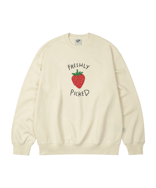 WILDROCK(ワイルドロック)の「FRESHLY PICKED オーバーサイズ スウェット_8 COL(スウェット・レディース・アイボリー/ブラック/ベージュ/チャコール/ダークグレー/ネイビー/ピンク/ブルー・SMALL/MEDIUM/LARGE)」の13枚目の写真