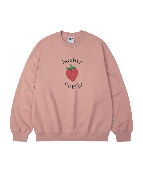 WILDROCK(ワイルドロック)の「FRESHLY PICKED オーバーサイズ スウェット_8 COL(スウェット・レディース・アイボリー/ブラック/ベージュ/チャコール/ダークグレー/ネイビー/ピンク/ブルー・SMALL/MEDIUM/LARGE)」の16枚目の写真