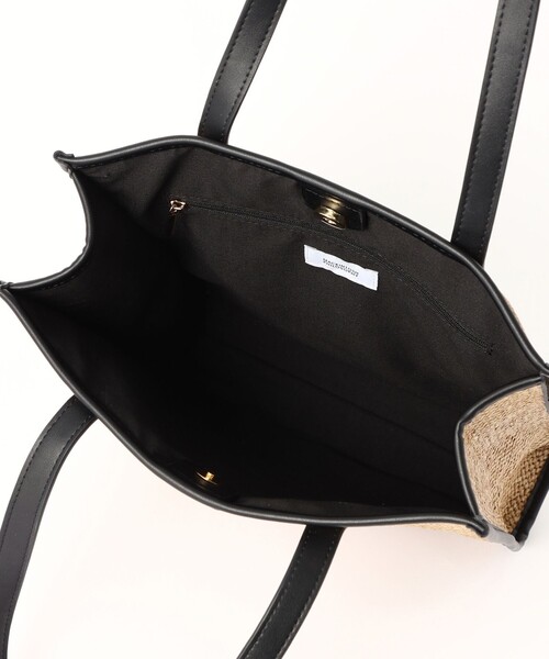 MACKINTOSH PHILOSOPHY(マッキントッシュ フィロソフィー)の「ロゴ刺しゅうサマートート(トートバッグ・レディース・チャコールグレー/ベージュ・FREE)」の6枚目の写真