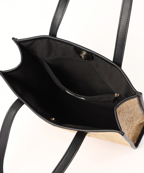 MACKINTOSH PHILOSOPHY(マッキントッシュ フィロソフィー)の「ロゴ刺しゅうサマートート(トートバッグ・レディース・チャコールグレー/ベージュ・FREE)」の5枚目の写真