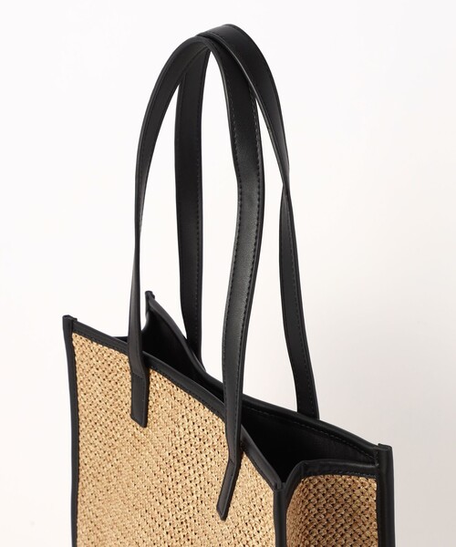 MACKINTOSH PHILOSOPHY(マッキントッシュ フィロソフィー)の「ロゴ刺しゅうサマートート(トートバッグ・レディース・チャコールグレー/ベージュ・FREE)」の4枚目の写真