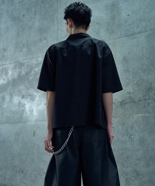 LANDNESS(ランドネス)の「【LANDNESS/ランドネス】COATED CURVE DENIM HALF PANTS/コーティッドカーブデニムハーフパンツ(デニムパンツ・メンズ・ブラック・S/M/L)」の16枚目の写真