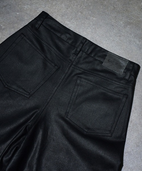 LANDNESS(ランドネス)の「【LANDNESS/ランドネス】COATED CURVE DENIM HALF PANTS/コーティッドカーブデニムハーフパンツ(デニムパンツ・メンズ・ブラック・S/M/L)」の20枚目の写真