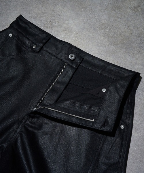 LANDNESS(ランドネス)の「【LANDNESS/ランドネス】COATED CURVE DENIM HALF PANTS/コーティッドカーブデニムハーフパンツ(デニムパンツ・メンズ・ブラック・S/M/L)」の21枚目の写真