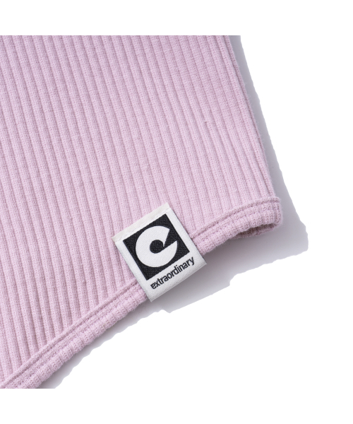 EXTRAORDINARY(エクストラオーディナリー)の「W RIBBED TEE PINK(Tシャツ/カットソー・レディース・その他・F)」の5枚目の写真