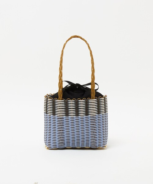 Steven Alan（スティーブンアラン）の「＜Palorosa＞MINI  BAG/バッグ（かごバッグ・レディース・ダークブラウン/ブラウン系・FREE）」の2枚目の写真