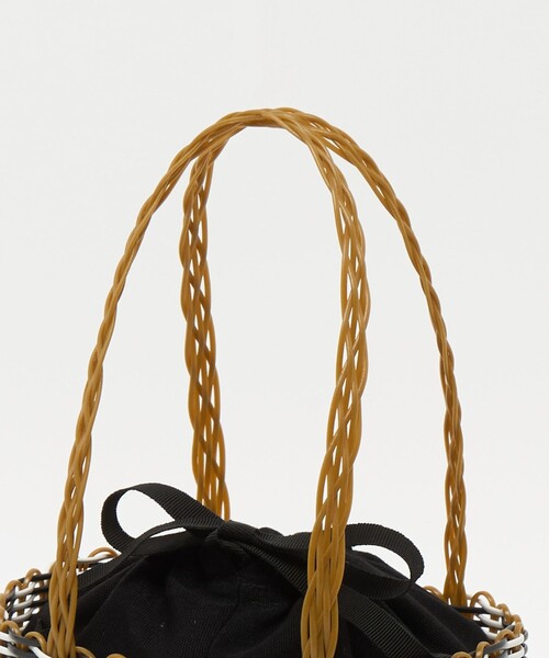 Steven Alan（スティーブンアラン）の「＜Palorosa＞MINI  BAG/バッグ（かごバッグ・レディース・ダークブラウン/ブラウン系・FREE）」の6枚目の写真