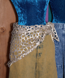 LIVINGTONE（リヴィントーン）の「LIVINGTONE SPANGLE SCARF LT-ACC01-10：スカーフ（バンダナ/スカーフ）」