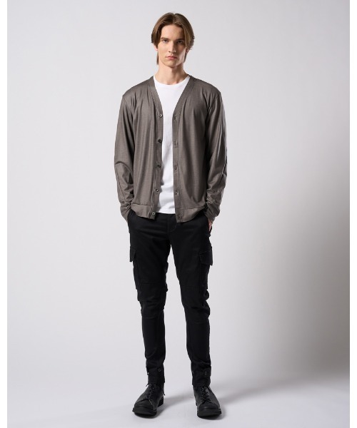 wjk(ダヴルジェイケイ)の「slim basic crew-neck L/S(Tシャツ/カットソー・メンズ・ブラック/ホワイト・X-LARGE/LARGE/MEDIUM/SMALL)」の12枚目の写真