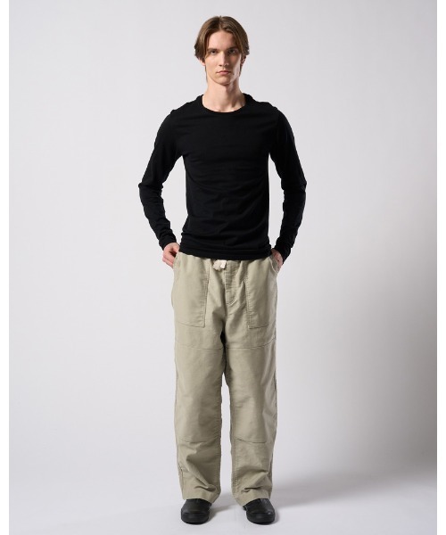 wjk(ダヴルジェイケイ)の「slim basic crew-neck L/S(Tシャツ/カットソー・メンズ・ブラック/ホワイト・X-LARGE/LARGE/MEDIUM/SMALL)」の13枚目の写真