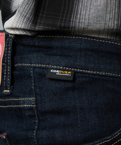 EDWIN(エドウィン)の「【56design別注】バイク用 ライディングジーンズ デニムパンツ スーパーストレッチ CORDURA(デニムパンツ・メンズ・ダークインディゴブルー/インディゴブルー・3L/X-LARGE/LARGE/MEDIUM/SMALL)」の3枚目の写真