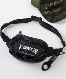 THRASHER（スラッシャー）の「【79】【THRASHER/スラッシャー】2WAY ブランドロゴ  ミニウエストバック ショルダーバック ボトルストラップ付（ショルダーバッグ）」