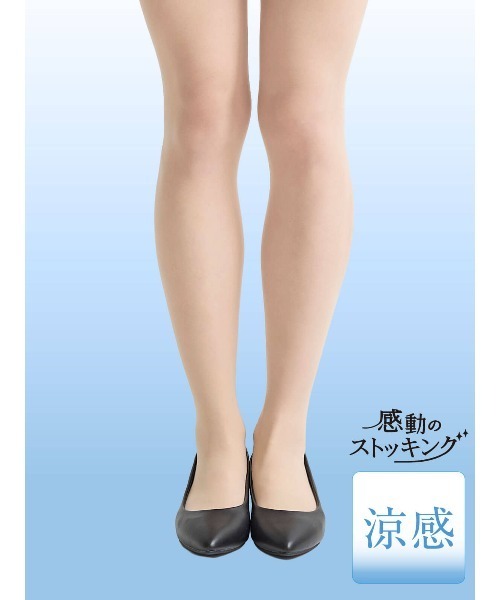 tutuanna（チュチュアンナ）の「感動のストッキング]涼感さらっとムレずに快適ストッキング（タイツ/ストッキング・レディース・ベージュ系その他/ベージュ系その他2/ベージュ系その他3/ブラック・L-XL/M-L）」の8枚目の写真