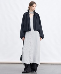 tageechita（タジチタ）の「【tageechita】ギャザーネック シアーライトブルゾン（ブルゾン）」