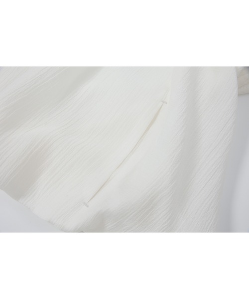 tageechita(タジチタ)の「【tageechita】ギャザーネック シアーライトブルゾン(ブルゾン・レディース・ブラック/アイボリー・M/S)」の15枚目の写真