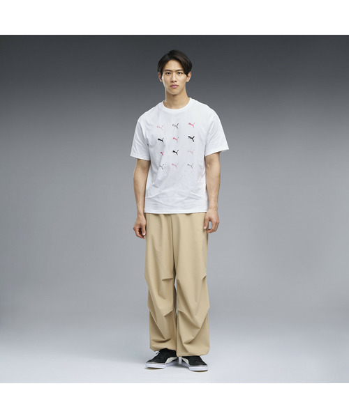 PUMA(プーマ)の「PUMA プーマ メンズ ESS エレベーテッド クール スケッチ キャット 半袖 Tシ(Tシャツ/カットソー・メンズ・ブラック/グレー/ホワイト・MEDIUM/LARGE/XX-LARGE/X-LARGE/SMALL)」の13枚目の写真