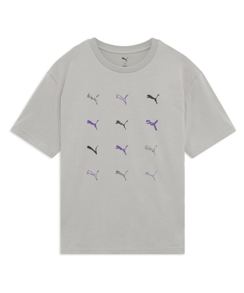 PUMA(プーマ)の「PUMA プーマ メンズ ESS エレベーテッド クール スケッチ キャット 半袖 Tシ(Tシャツ/カットソー・メンズ・ブラック/グレー/ホワイト・MEDIUM/LARGE/XX-LARGE/X-LARGE/SMALL)」の1枚目の写真
