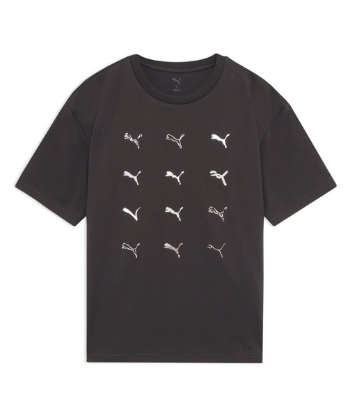 PUMA(プーマ)の「PUMA プーマ メンズ ESS エレベーテッド クール スケッチ キャット 半袖 Tシ(Tシャツ/カットソー・メンズ・ブラック/グレー/ホワイト・MEDIUM/LARGE/XX-LARGE/X-LARGE/SMALL)」の3枚目の写真