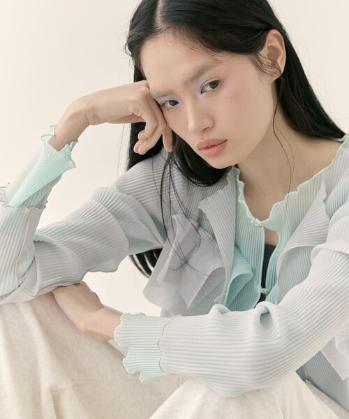 kotohayokozawa/コトハヨコザワ】《STUDIOUS別注》SHEER CARDIGAN