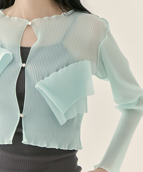 kotohayokozawa/コトハヨコザワ】《STUDIOUS別注》SHEER CARDIGAN