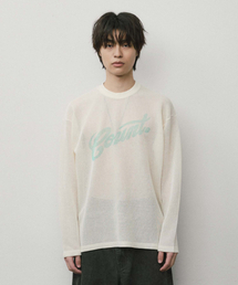 WMC（ダブリューエムシー）の「クロシェクルーネックニット_IVORY（ニット/セーター）」