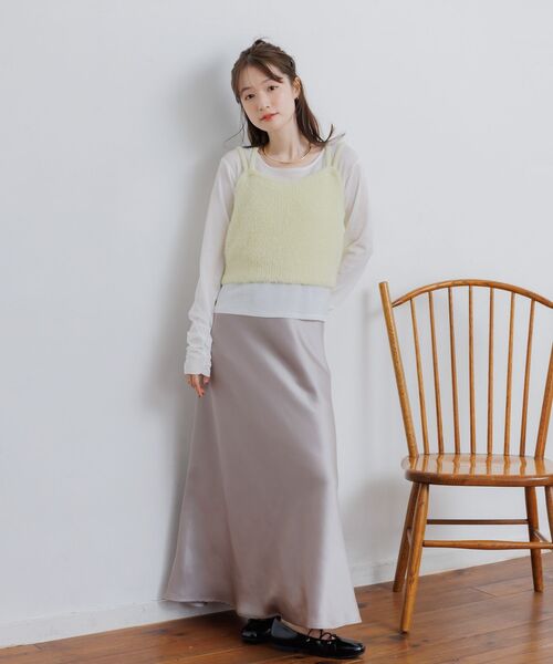 RETRO GIRL(レトロガール)の「【セットアイテム】ホルタービスチェ×インナーSET(Tシャツ/カットソー・レディース・ブラック/ライトグレー/イエロー・FREE)」の9枚目の写真