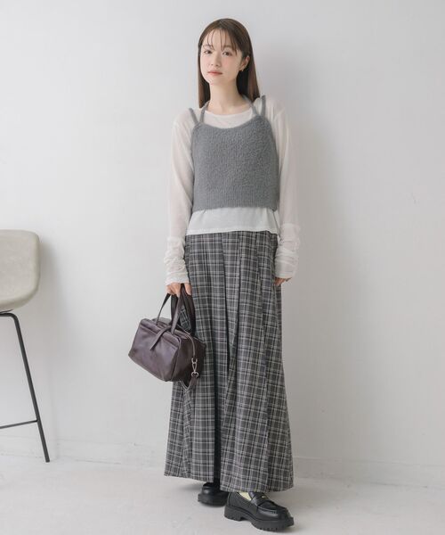 RETRO GIRL(レトロガール)の「【セットアイテム】ホルタービスチェ×インナーSET(Tシャツ/カットソー・レディース・ブラック/ライトグレー/イエロー・FREE)」の15枚目の写真