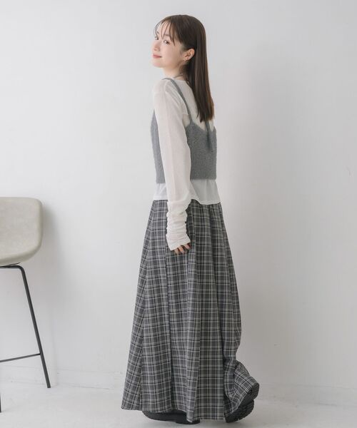 RETRO GIRL(レトロガール)の「【セットアイテム】ホルタービスチェ×インナーSET(Tシャツ/カットソー・レディース・ブラック/ライトグレー/イエロー・FREE)」の18枚目の写真