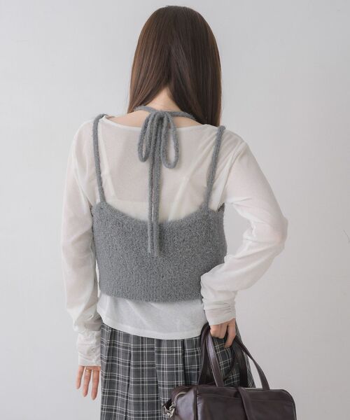 RETRO GIRL(レトロガール)の「【セットアイテム】ホルタービスチェ×インナーSET(Tシャツ/カットソー・レディース・ブラック/ライトグレー/イエロー・FREE)」の20枚目の写真