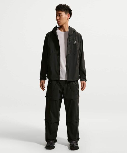 ACG(エィシージー)の「ナイキ オールコンディションギア "Five Towers" メンズ UV プロテクション ジャケット / Nike ACG "Five Towers" Men's UV Protection Jacket IF0960-010 Anthracite(ナイロンジャケット・メンズ・スミクロ・S/M/L/2XL/XL)」の4枚目の写真