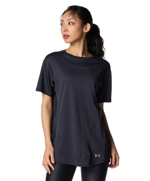 UNDER ARMOUR（アンダーアーマー）の「アンダーアーマー  UAクール プロ Tシャツ（Tシャツ/カットソー・レディース・ペールイエロー/ブラック・S/M/L/XL）」の2枚目の写真