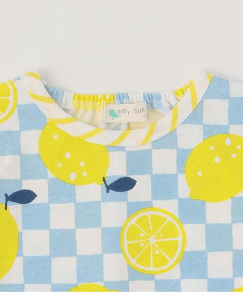 baby cheer(ベイビーチアー)の「シトラスTシャツ(Tシャツ/カットソー・キッズ・レモンイエロー・80cm/90cm/100cm/110cm/120cm)」の3枚目の写真