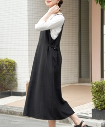 ikka（イッカ）の「【2点セット】サイドバックルジャンスカセット（ワンピース）」