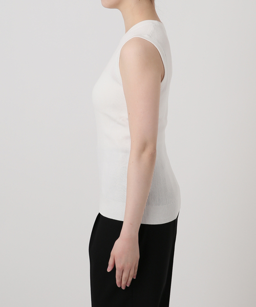 IENA【RIBニットノースリーブ】 IENA（イエナ）の「RIB ニットノースリーブ◇（ニット/セーター）」 - WEAR