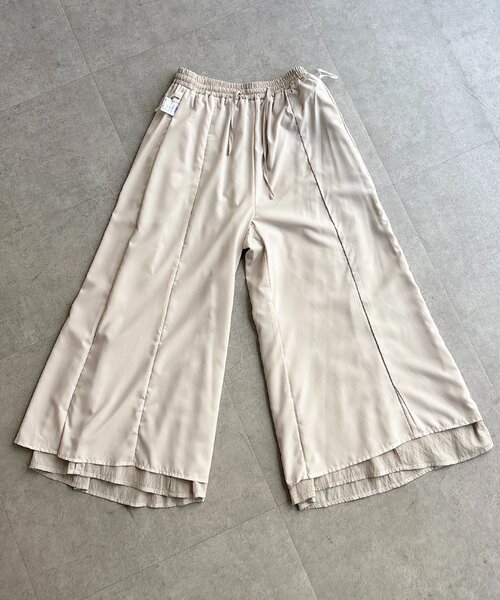 un dix cors(アンディコール)の「麻調シアースパンパンツ(その他パンツ・レディース・ブラウン/ライム/ブラック/アイボリー/ブルー・FREE)」の8枚目の写真