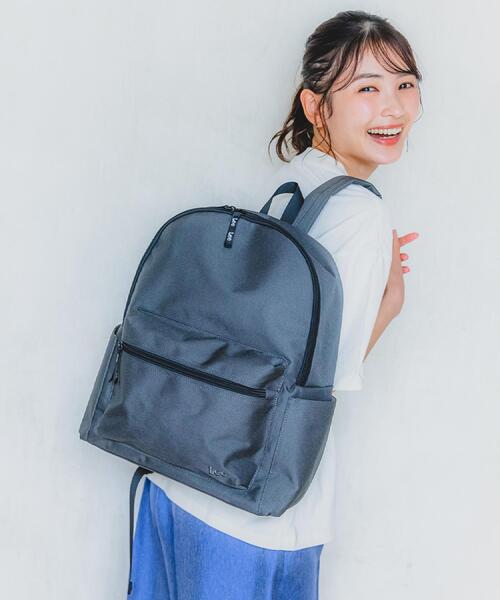 ITS'DEMO(イッツデモ)の「<Lee>別注リュック(バックパック/リュック・レディース・ブラック/グレー/パープル系・00)」の4枚目の写真