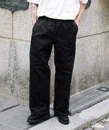 【Los Angeles Apparel/ロスアンゼルス アパレル】Prison Pant/ ポリコットンツイル ワイドストレート イージーパンツ