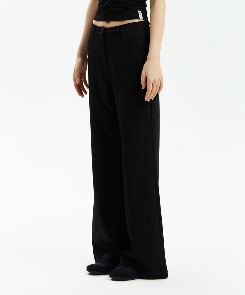 MMAK(マーク)の「ブーツカットローレイズスラックス (BK)(スラックス・レディース・その他・SMALL/MEDIUM)」の2枚目の写真