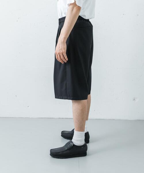 ANOTHER OFFICE(アナザー オフィス)の「ANOTHER OFFICE H.STRIPE BERMUDA PANTS(その他パンツ・メンズ・ブラック・3/2)」の7枚目の写真