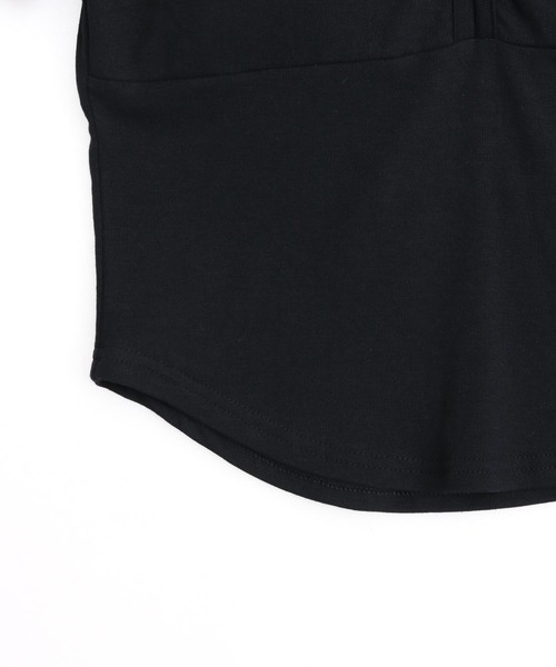 ANAP（アナップ）の「カップ付 Vネック ぴたっとTシャツ（Tシャツ/カットソー・レディース・ブラック/ホワイト・F）」の14枚目の写真