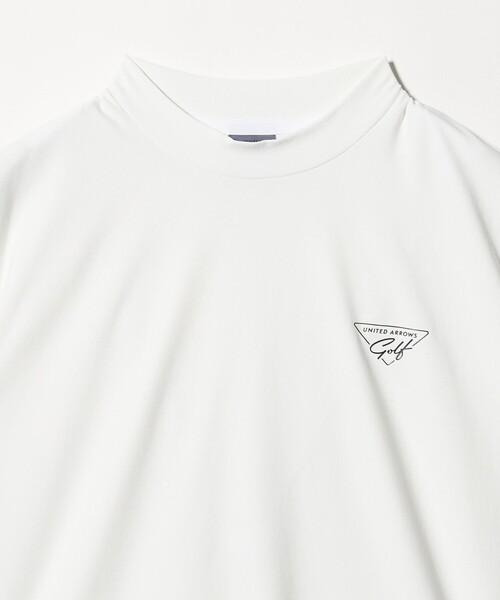 UNITED ARROWS GOLF(ユナイテッドアローズゴルフ)の「メンズ エンボス モックネック シャツ 吸水速乾 UV(Tシャツ/カットソー・メンズ・ブラック/ホワイト・M/XL/L)」の10枚目の写真